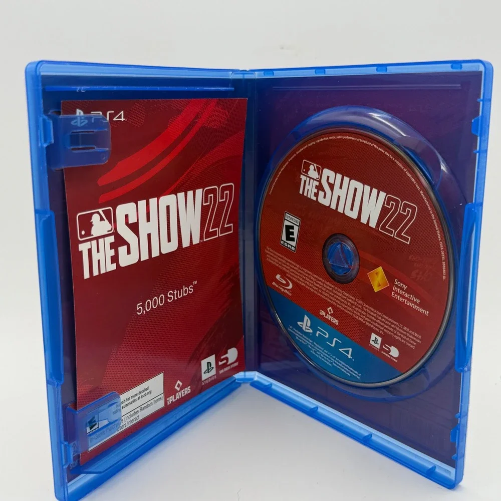 Sony MLB The Show 22 PS4 One Size Red Excellent Shohei Ohtani Baseball Game